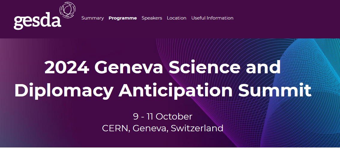 2024 Geneva Science Diplomacy Anticipation Summit