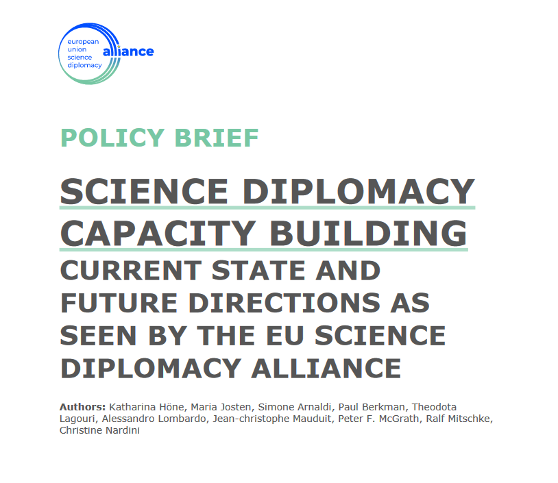 New Policy Brief on Capacity Building in Science Diplomacy