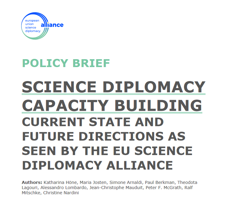 New Policy Brief on Capacity Building in Science Diplomacy